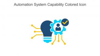 Automation System Capability Colored Icon In Powerpoint Pptx Png And Editable Eps Format