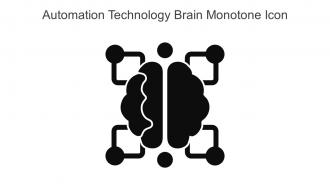 Automation Technology Brain Monotone Icon In Powerpoint Pptx Png And Editable Eps Format