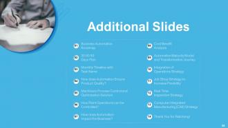 Automation Technology Powerpoint Presentation Slides
