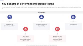 Automation Testing For Quality Assurance Key Benefits Of Performing Integration Testing