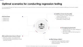 Automation Testing For Quality Assurance Optimal Scenarios For Conducting Regression Testing