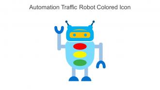 Automation Traffic Robot Colored Icon In Powerpoint Pptx Png And Editable Eps Format