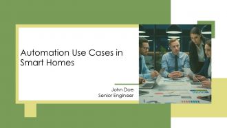 Automation Use Cases In Smart Homes PPT Graphics AT