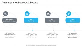 Automation Webhook Architecture In Powerpoint And Google Slides Cpb