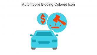 Automobile Bidding Colored Icon In Powerpoint Pptx Png And Editable Eps Format