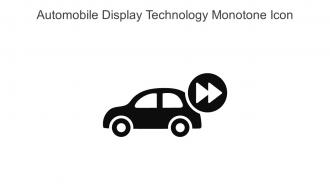 Automobile Display Technology Monotone Icon In Powerpoint Pptx Png And Editable Eps Format