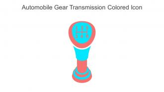Automobile Gear Transmission Colored Icon In Powerpoint Pptx Png And Editable Eps Format