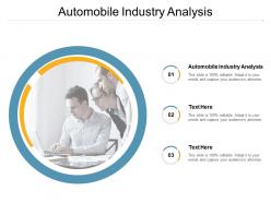 Automobile industry analysis ppt powerpoint presentation ideas example file cpb