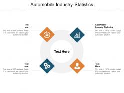 Automobile industry statistics ppt powerpoint presentation slides display cpb