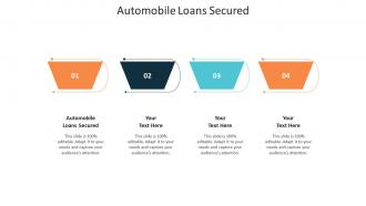 Automobile loans secured ppt powerpoint presentation ideas cpb
