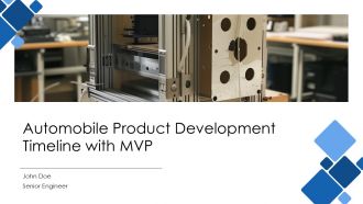 Automobile Product Development Timeline With MVP PPT Summary AT