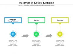 Automobile safety statistics ppt infographics graphic images cpb