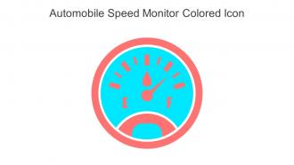 Automobile Speed Monitor Colored Icon In Powerpoint Pptx Png And Editable Eps Format