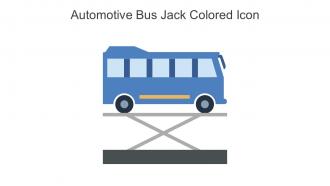 Automotive Bus Jack Colored Icon In Powerpoint Pptx Png And Editable Eps Format