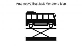 Automotive Bus Jack Monotone Icon In Powerpoint Pptx Png And Editable Eps Format
