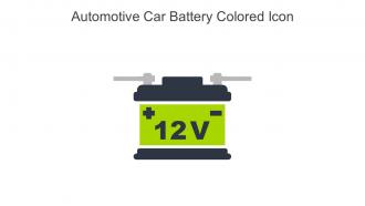 Automotive Car Battery Colored Icon In Powerpoint Pptx Png And Editable Eps Format