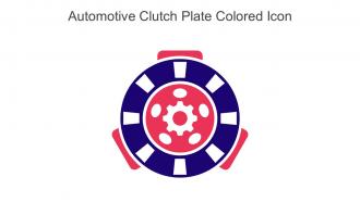 Automotive Clutch Plate Colored Icon In Powerpoint Pptx Png And Editable Eps Format