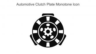 Automotive Clutch Plate Monotone Icon In Powerpoint Pptx Png And Editable Eps Format