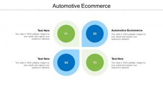 Automotive ecommerce ppt powerpoint presentation gallery designs download cpb