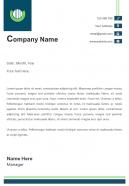 Automotive industry letterhead design template