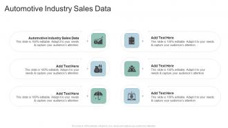 Automotive Industry Sales Data In Powerpoint And Google Slides Cpb