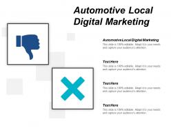 Automotive local digital marketing ppt powerpoint presentation file background image cpb