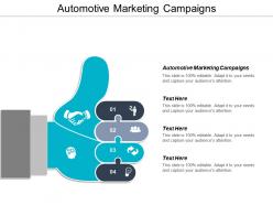 Automotive marketing campaigns ppt powerpoint presentation gallery layout cpb