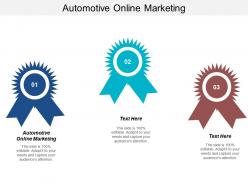 Automotive online marketing ppt powerpoint presentation file introduction cpb
