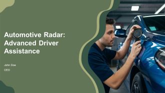 Automotive Radar Advanced Driver Assistance PPT Graphics AT