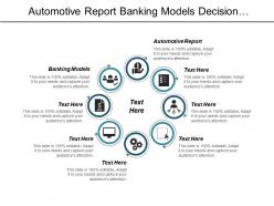 Automotive report banking models decision modelling market segments cpb