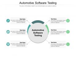 Automotive software testing ppt powerpoint presentation icon outline cpb