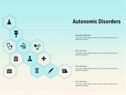 Autonomic disorders ppt powerpoint presentation professional vector