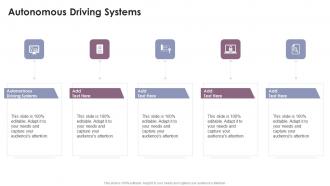 Autonomous Driving Systems In Powerpoint And Google Slides Cpb