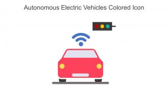 Autonomous Electric Vehicles Colored Icon In Powerpoint Pptx Png And Editable Eps Format