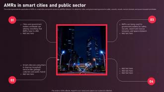 Autonomous Mobile Robots Architecture AMRs In Smart Cities And Public Sector