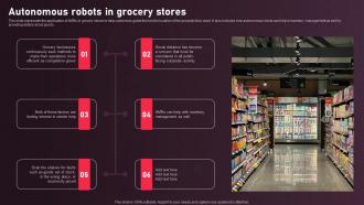 Autonomous Mobile Robots Architecture Autonomous Robots In Grocery Stores