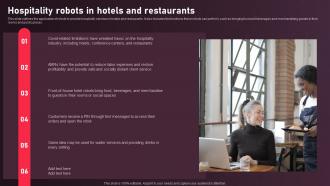 Autonomous Mobile Robots Architecture Hospitality Robots In Hotels And Restaurants