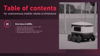 Autonomous Mobile Robots Architecture Powerpoint Presentation Slides Colorful Image