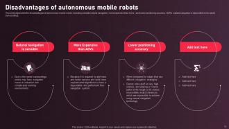 Autonomous Mobile Robots Architecture Powerpoint Presentation Slides Informative Image