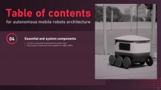 Autonomous Mobile Robots Architecture Powerpoint Presentation Slides Adaptable Image