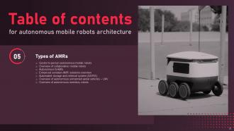 Autonomous Mobile Robots Architecture Powerpoint Presentation Slides Slides Images