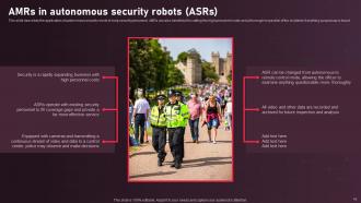 Autonomous Mobile Robots Architecture Powerpoint Presentation Slides Graphical Images