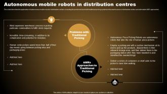 Autonomous Mobile Robots In Distribution Types Of Autonomous Robotic System