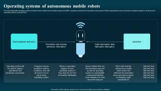 Autonomous Mobile Robots Types Operating Systems Of Autonomous Mobile Robots