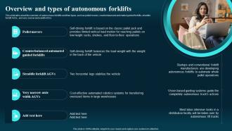 Autonomous Mobile Robots Types Overview And Types Of Autonomous Forklifts