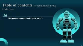 Autonomous Mobile Robots Types Powerpoint Presentation Slides Engaging Images