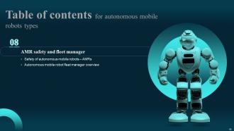 Autonomous Mobile Robots Types Powerpoint Presentation Slides Professionally Best