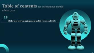 Autonomous Mobile Robots Types Powerpoint Presentation Slides Ideas Good