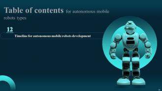 Autonomous Mobile Robots Types Powerpoint Presentation Slides Unique Good