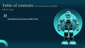 Autonomous Mobile Robots Types Powerpoint Presentation Slides Editable Good